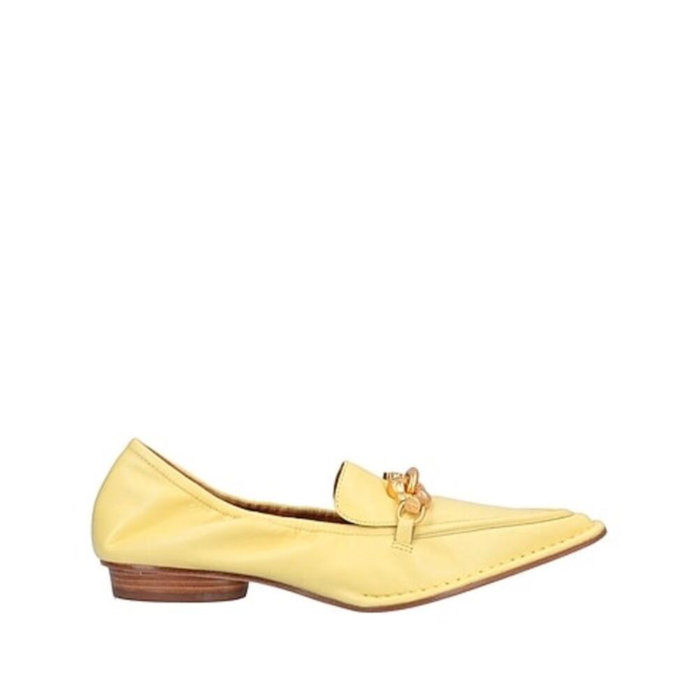 Tory Burch Loafer Butter Yellow Gold Size 7 Preppy Old Money Baddie Mob Wife NIB - Picture 5 of 8